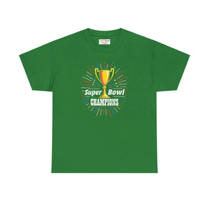 Unisex Heavy Cotton Tee Super Football Champs - Dipaliz - T-shirts