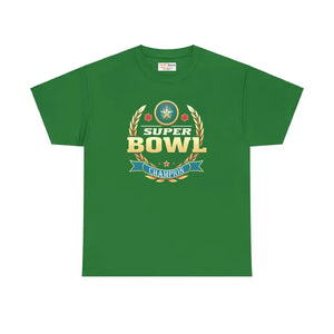 T-shirt - Unisex Heavy Cotton Tee Super Champs Champion Style - Dipaliz Turf Green / s