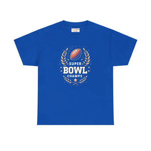 Super Football Champs Heavy Cotton Tee Reinforced Shoulders Dipaliz - T-shirts