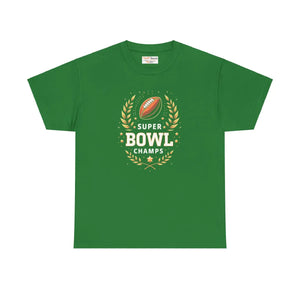 Super Football Champs Heavy Cotton Tee Reinforced Shoulders Dipaliz - T-shirts