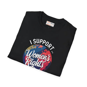 I Support Women’s Rights Unisex Softstyle T-shirt - Dipaliz - T-shirts