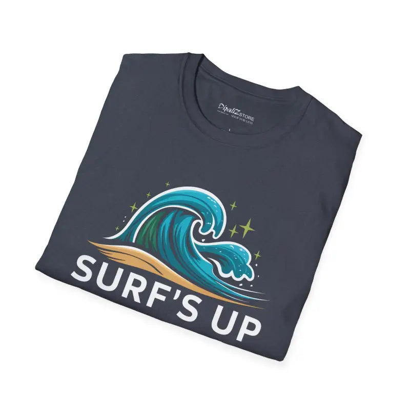 Catch Waves in Cozy Comfort with our Unisex Surf’s Up Tee - T-shirt