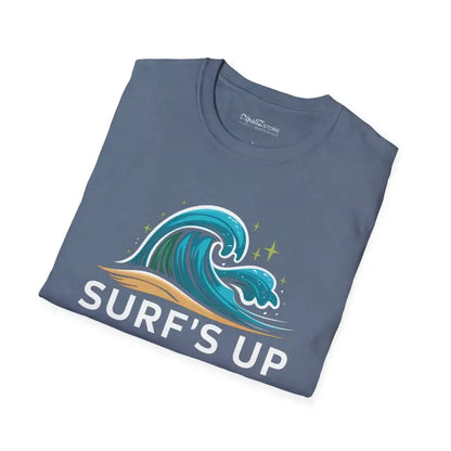 Catch Waves in Cozy Comfort with our Unisex Surf’s Up Tee - T-shirt