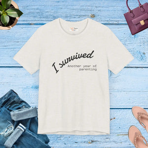 Fun Parenting Unisex Tee - Wild Year Cotton Shirt - Dipaliz - T-shirts - Xs