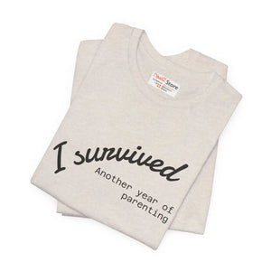 Fun Parenting Unisex Tee - Wild Year Cotton Shirt - Dipaliz - T-shirts - Xs