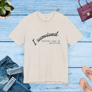 Fun Parenting Unisex Tee - Wild Year Cotton Shirt - Dipaliz - T-shirts - Xs
