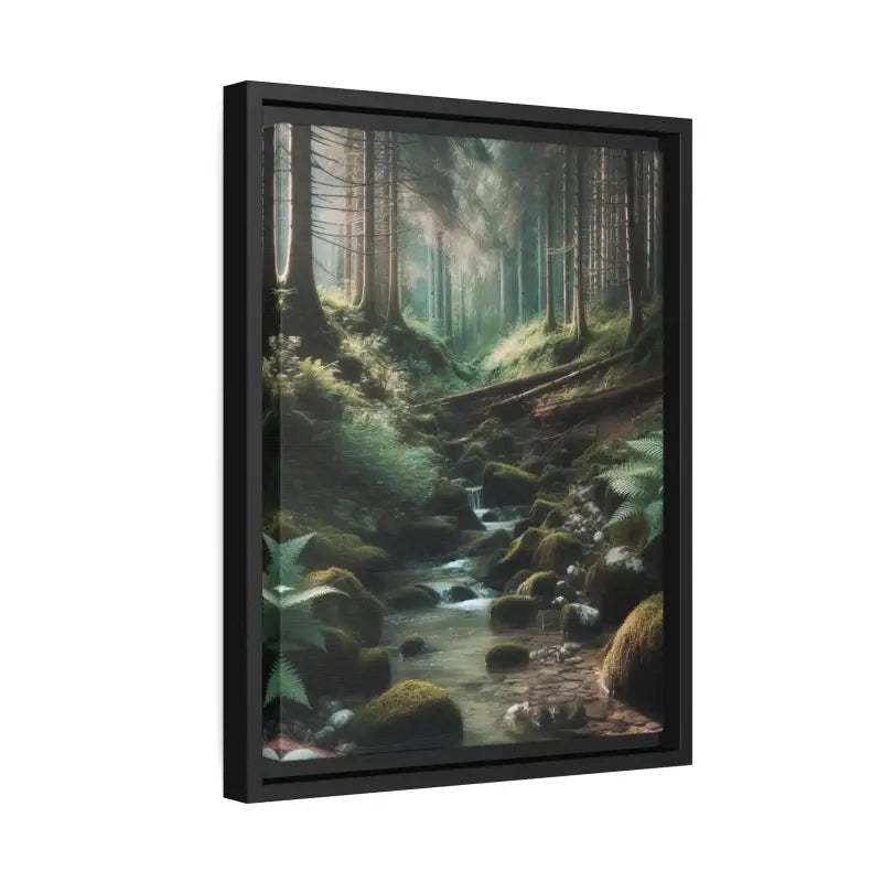 Sustainable Creek Woods Matte Canvas for Nature Lovers