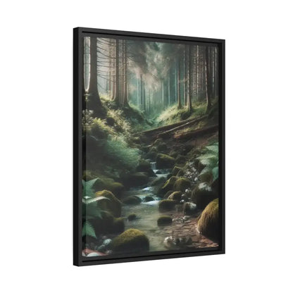 Sustainable Creek Woods Matte Canvas for Nature Lovers