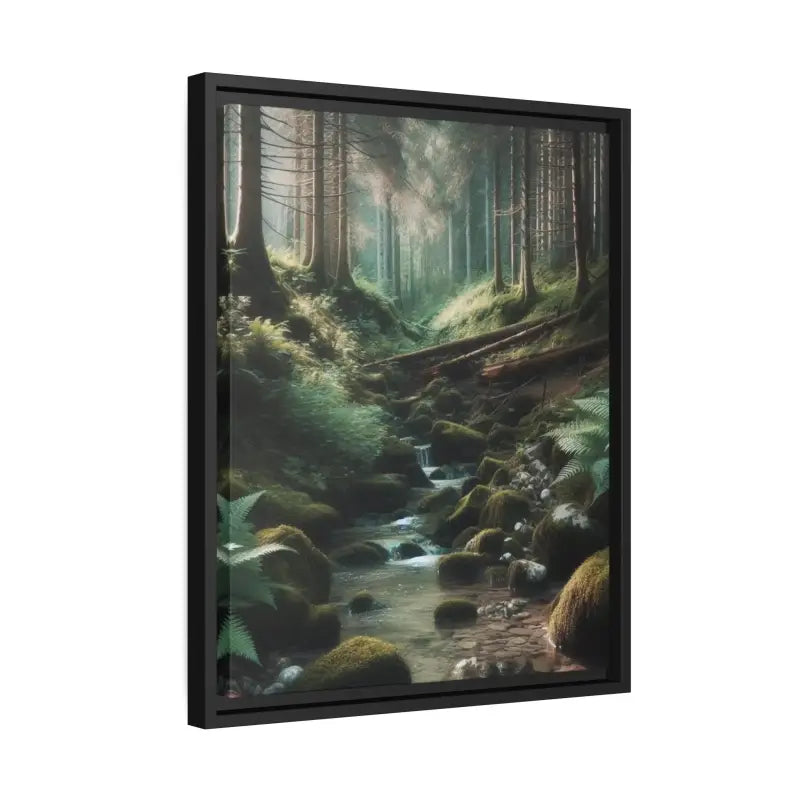 Sustainable Creek Woods Matte Canvas for Nature Lovers