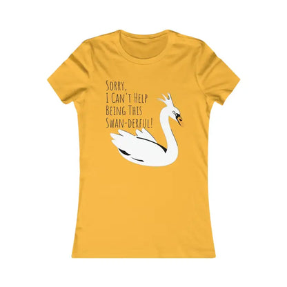 Swan Derful Super Soft Shirt - Ultimate Comfort & Style - m / Gold T-shirt