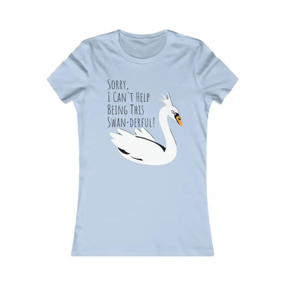 Swan Derful Super Soft Shirt - Ultimate Comfort & Style - s / Baby Blue T-shirt