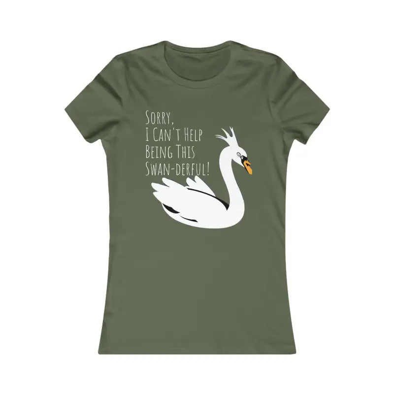 Swan Derful Super Soft Shirt - Ultimate Comfort & Style - s / Military Green T-shirt