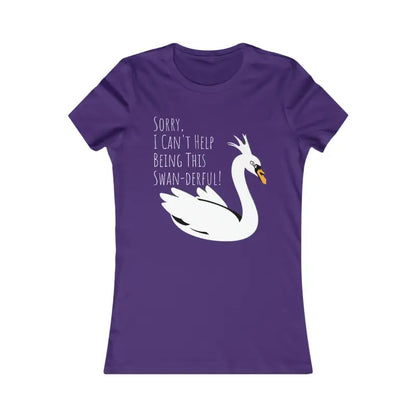 Swan Derful Super Soft Shirt - Ultimate Comfort & Style - s / Team Purple T-shirt