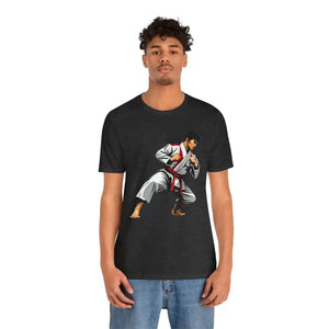 Unisex Jersey Short Sleeve Tee - Performance Workout Fit - Dipaliz - Dark Grey Heather / s - T-shirts