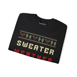 Sweater Weather Heavy Blend Crewneck - Cozy Vibes - Dipaliz - Sweatshirts