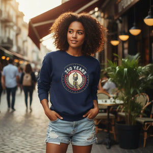 Sweatshirt, 250 Years of Independence Torch Emblem Crewneck - Sweatshirts - m