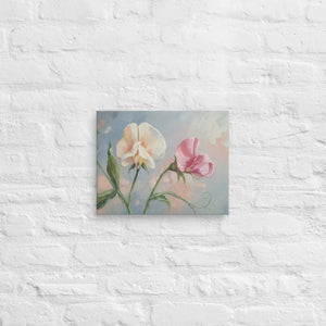 Sweet Pea Flower Canvas – Vibrant Wall Art - Dipaliz - Paintings
