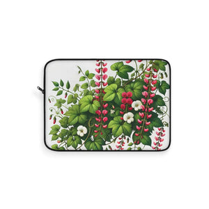 Sweet Pea Flowers Laptop Sleeve - Padded Botanical Case - Dipaliz - Computer Covers & Skins