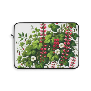 Sweet Pea Flowers Laptop Sleeve - Padded Botanical Case - Dipaliz - Computer Covers & Skins