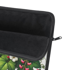 Sweet Pea Flowers Laptop Sleeve - Padded Botanical Case - Dipaliz - Computer Covers & Skins