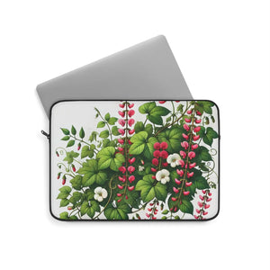 Sweet Pea Flowers Laptop Sleeve - Padded Botanical Case - Dipaliz - Computer Covers & Skins