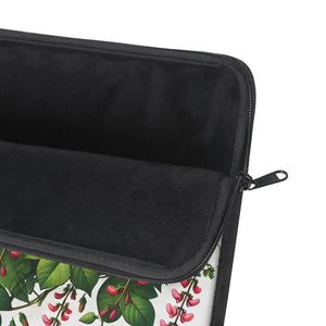 Sweet Pea Flowers Laptop Sleeve - Padded Botanical Case - Dipaliz - Computer Covers & Skins