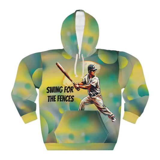 Swing for the Fences Aop Unisex Pullover Hoodie - s All Over Prints