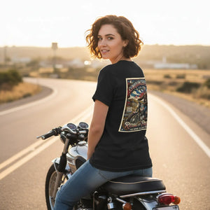 T-shirt, ?1776 · 2026’’ Riding for Freedom Bicentennial Motorcycle Tee - T-shirts - m