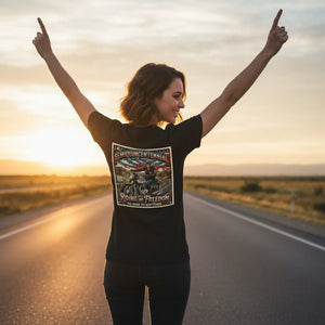 T-shirt, ?1776 · 2026’’ Riding for Freedom Bicentennial Motorcycle Tee - T-shirts - m