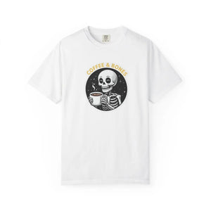 Skeleton Coffee Graphic Tee Heavy Cotton - Dipaliz - T-shirts - m