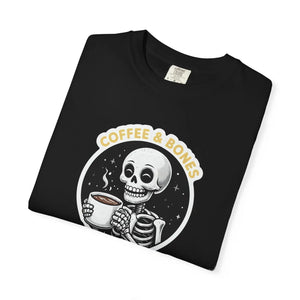 Skeleton Coffee Graphic Tee Heavy Cotton - Dipaliz - T-shirts - m