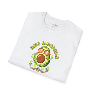 T-shirt, ?Holy Guacamole’ Cute Avocado Graphic Tee - T-shirts - m