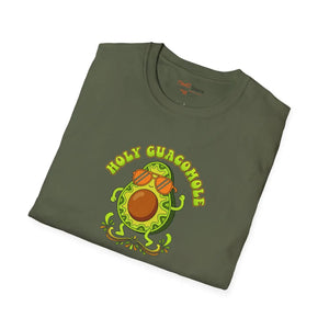 T-shirt, ?Holy Guacamole’ Cute Avocado Graphic Tee - T-shirts - m