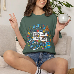 Relaxed Graphic Tee Nothing Scares i have Teens - Dipaliz - T-shirts