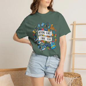 Relaxed Graphic Tee Nothing Scares i have Teens - Dipaliz - T-shirts