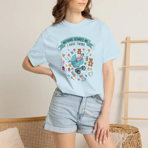 Vintage Cotton Twin Baby Stroller T-shirt - Dipaliz - T-shirts - m