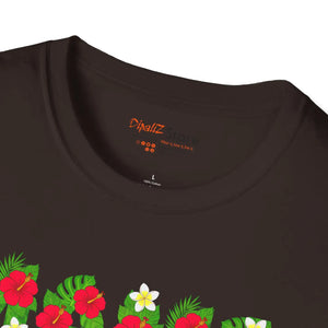 Retro Mama T-shirt - Floral Row Graphic Cotton - Dipaliz - T-shirts - s