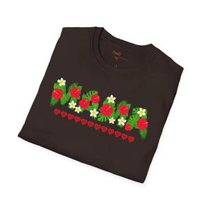 Retro Mama T-shirt - Floral Row Graphic Cotton - Dipaliz - T-shirts - s