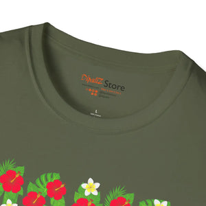 Retro Mama T-shirt - Floral Row Graphic Cotton - Dipaliz - T-shirts - s