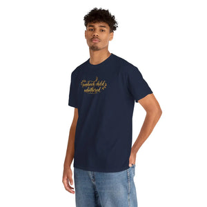 Soft Cotton Middle Child Tee - Script Floral Graphic - Dipaliz - T-shirts - m