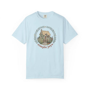 T-shirt, ?Simple Joys’ Cottage Graphic Tee (cozy Vintage Nature Vibe) - T-shirts - m