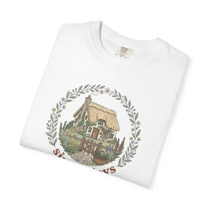 T-shirt, ?Simple Joys’ Cottage Graphic Tee (cozy Vintage Nature Vibe) - T-shirts - m