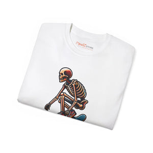 Bold Skating Skeleton T-shirt - Ultra Cotton Tee - Dipaliz - T-shirts