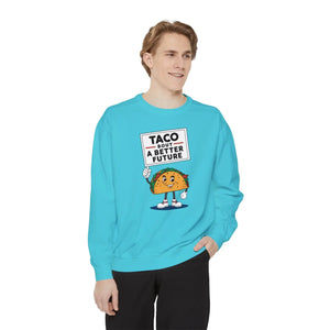 Luxurious Garment-dyed Sweatshirt Taco-bout Cozy - Dipaliz - Sweatshirts