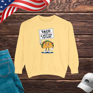Luxurious Garment-dyed Sweatshirt Taco-bout Cozy - Dipaliz - Sweatshirts