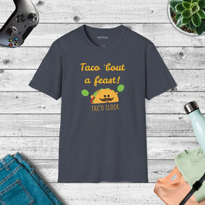 Softstyle t Shirt Tac’o Clock Unisex Cotton - Dipaliz - T-shirts