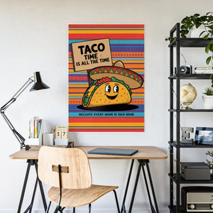 Taco Time High-gloss Poster Paper - Vibrant Kitchen Art - Dipaliz - 33.1’’ x 46.8’’ (vertical) / Glossy - Posters