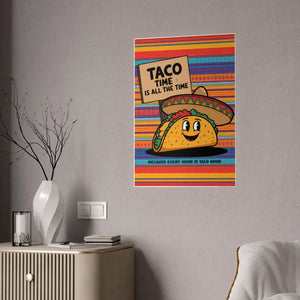 Taco Time High-gloss Poster Paper - Vibrant Kitchen Art - Dipaliz - Posters