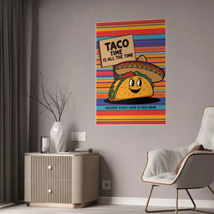 Taco Time High-gloss Poster Paper - Vibrant Kitchen Art - Dipaliz - Posters
