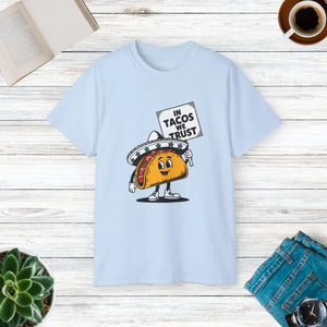 Unisex Ultra Cotton Tee - Taco Vibes Tear-away Label - Dipaliz - Light Blue / s - T-shirts